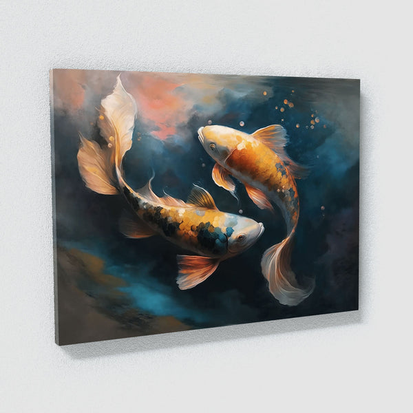 LAM キャンバスアート 「鯉」B4 H_LIVING_198-KOI-FISH-PASTEL-