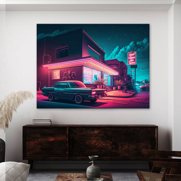 邦楽 S-SENCE (LIFE ART VISION) CAUSE & EFFECT H_LIVING_240-SYNTHWAVE-NEON-