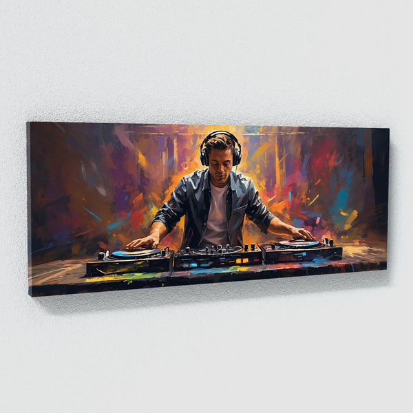 Dj Vibrant Beatscape 55 Canvas Wall Art Print Decor Artwork