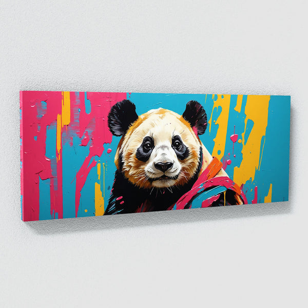 Panda Pop Art 130 Canvas Wall Art Print Decor Artwork Picture