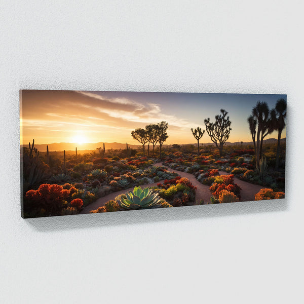succulent sunset Succulent Sunset Symphony 67 Canvas Wall Art Print Decor Artwork Picture  Painting Poster – Sense Canvas