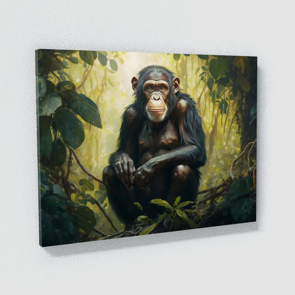 MONKEY MARK コズミック・パラシュート グラフィックアート A1サイズ H_LIVING_115-MONKEY-CHIMPANZEE