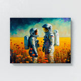 Astronaut Couple 23 Wall Art