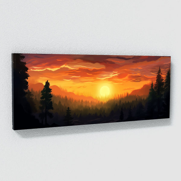 Sunset Otherworldly 221 Canvas Wall Art Print Decor Artwork