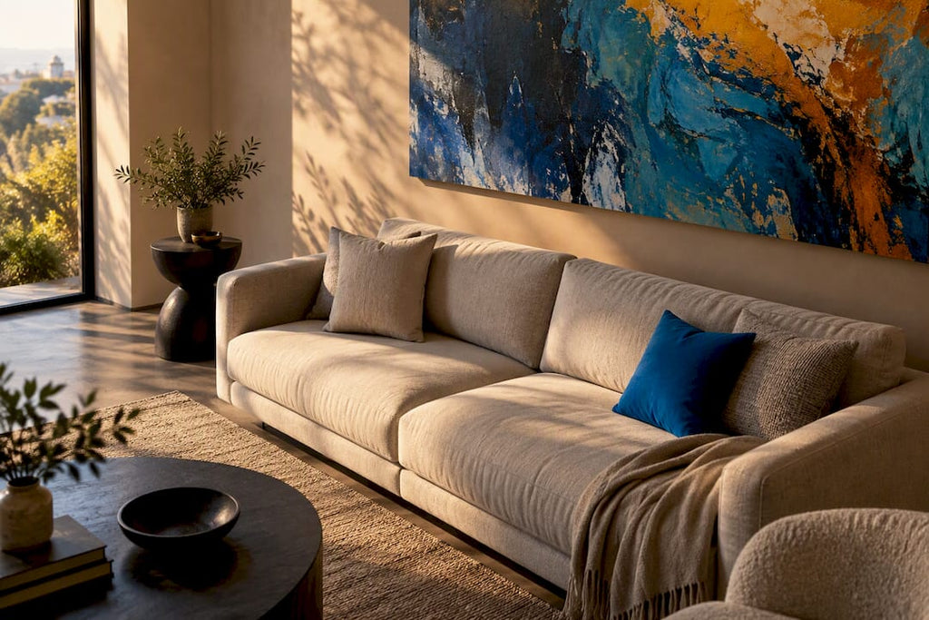 Finish Rooms Fast With Large Canvas Wall Art Sized to Two Thirds