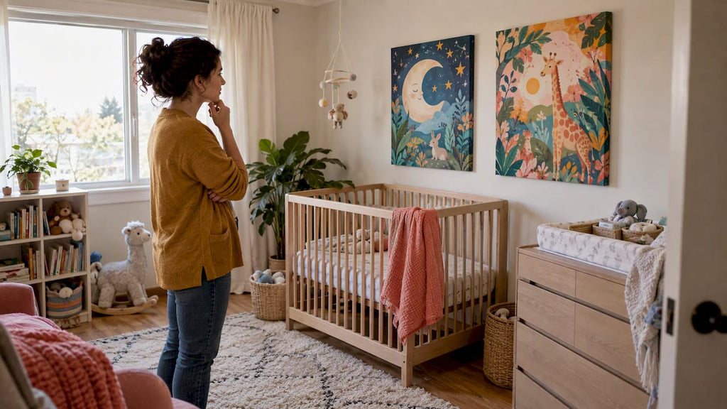 Mood Led Nursery Canvas Art Ideas plus 2 Weekend DIY Projects