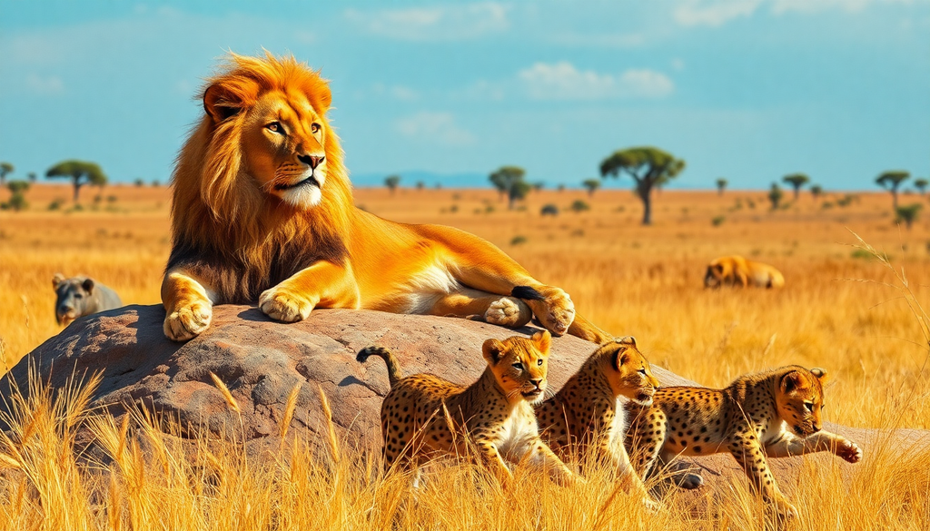 The Mysterious Disinterest of Male Lions in Their Cubs