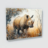 Rhinoceros Realistic White 11