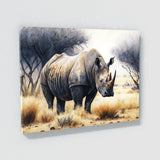 Rhinoceros Realistic White 19