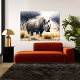 Rhinoceros Realistic White 19