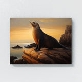 Sea Lion Sea Sunset Ocean 7