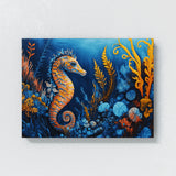 Seahorse With Sea Plants 12