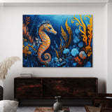 Seahorse With Sea Plants 12