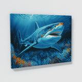 Shark Vibrant Colorful Ocean 31