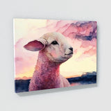 Sheep Cute Lamb Sky Pink 61