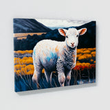 Sheep Vibrant Lamb Landscape 56