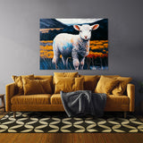 Sheep Vibrant Lamb Landscape 56