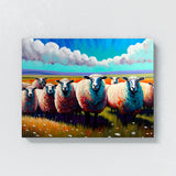 Sheep Vibrant Scene 70