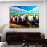 Sheep Vibrant Scene 70