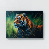 Tiger Vibrant In Meadow 14