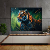 Tiger Vibrant In Meadow 14