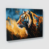 Tiger Vibrant In Meadow 64