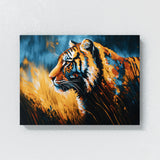 Tiger Vibrant In Meadow 64