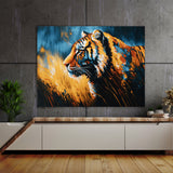 Tiger Vibrant In Meadow 64