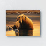 Walrus Peaceful Sunset 20