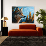 Wolf Realistic Forest 143