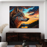 Wolf Realistic Landscape 105