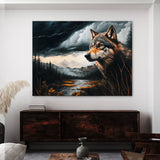 Wolf Realistic Stormy 138