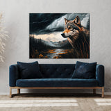 Wolf Realistic Stormy 138