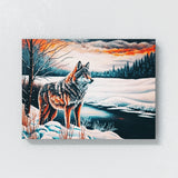 Wolf Snowy Detailed 15