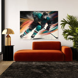 Hockey Pastel Player Motion 42