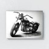 Motorcycle Charcoal Sketch 35