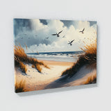 Nautical Beach Seagulls Flying 42