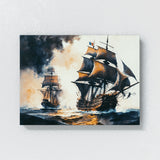 Pirate Watercolor Chased British 20