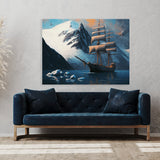 Ship Realistic Whaling Scene 25