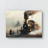 Steampunk Train Foggy 32