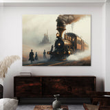 Steampunk Train Foggy 32