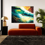 Surf Surfer Wave Tropical Colors 39