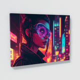 Synthwave Woman Glowing Neon 20