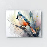 Tufted Titmouse Vibrant 25