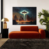 Ufo Realistic City 3