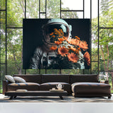 Astronaut Planets In Hands 29 Wall Art