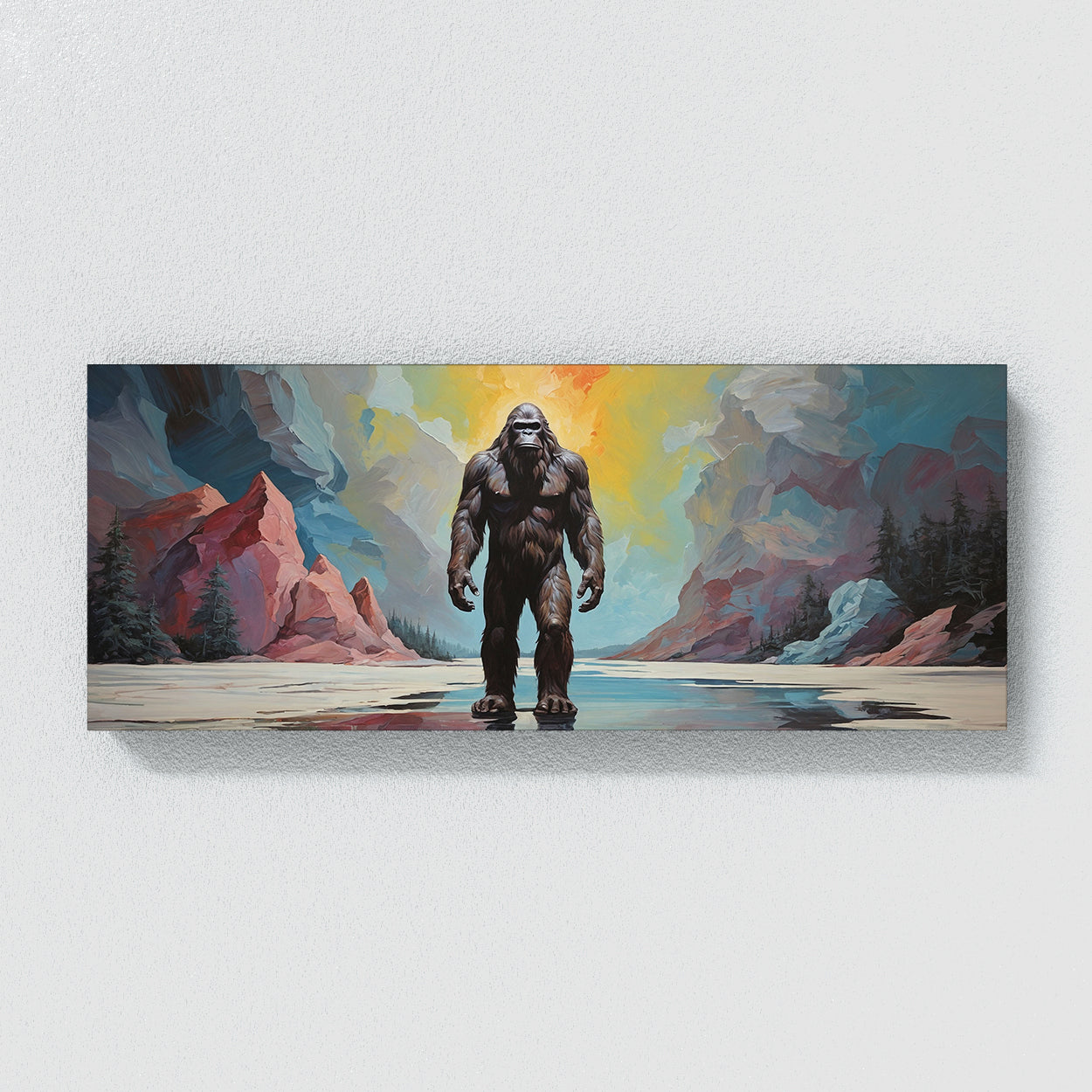 絵画 BIGFOOT Bigfoot Dreamlike Guardian 98 Canvas Wall Art Print Decor Artwork