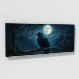Raven Moonlit Perch 1