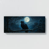 Raven Moonlit Perch 1