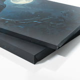 Raven Moonlit Perch 1